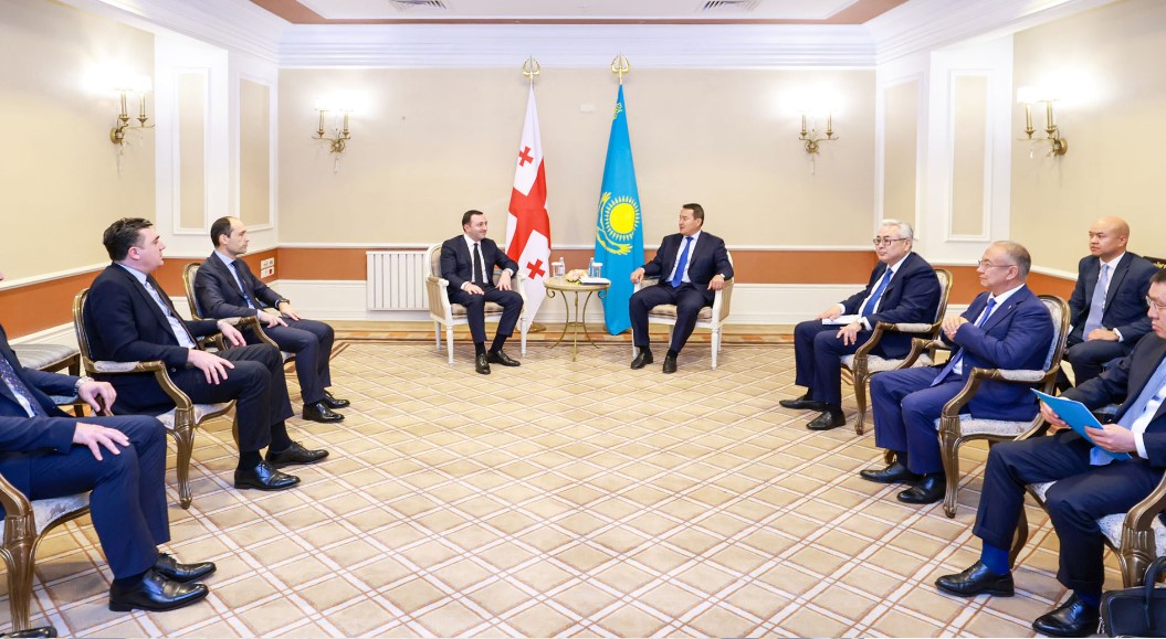 Heads Of Kazakhstan And Georgia Hold Meeting In Almaty