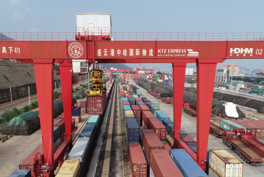 Ляньюньган отправил более 4500 грузовых поездов Китай-Европа