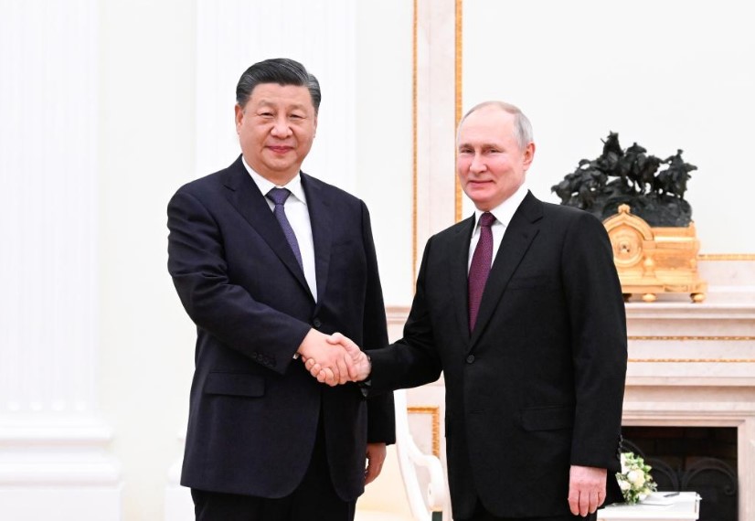 Си Цзиньпин встретился с президентом РФ В. Путиным Си Цзиньпин встретился с президентом РФ В. Путиным