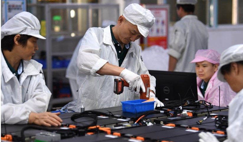 Мощность установленных аккумуляторных батарей в Китае резко выросла в мае