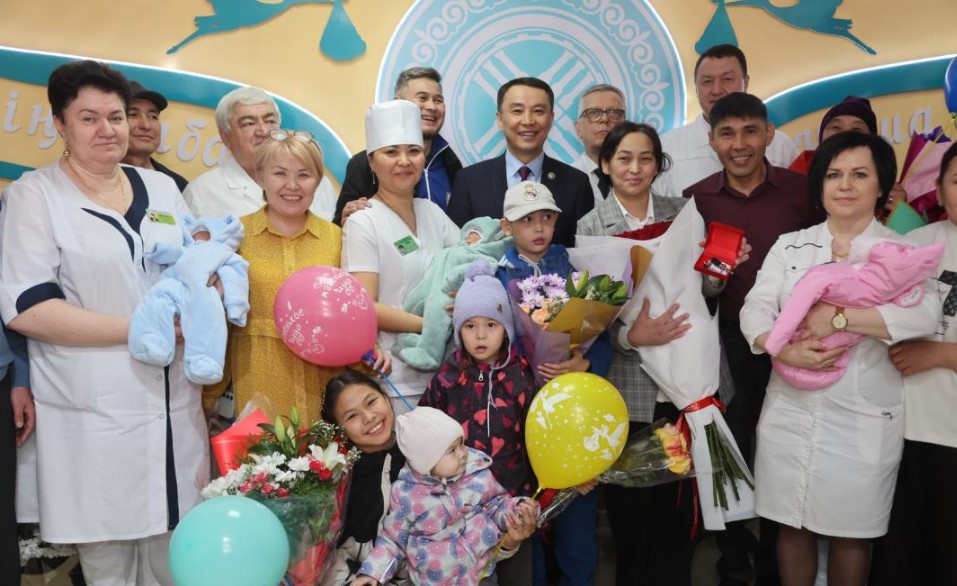Үштік бақыт: үшемдер Қостанайда дүниеге келген